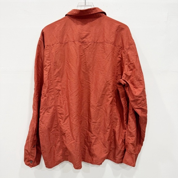 Wrangler Outdoor Series Regular Fit Button Up Long Sleeve Shirt X-Large Hiking - Picture 2 of 8